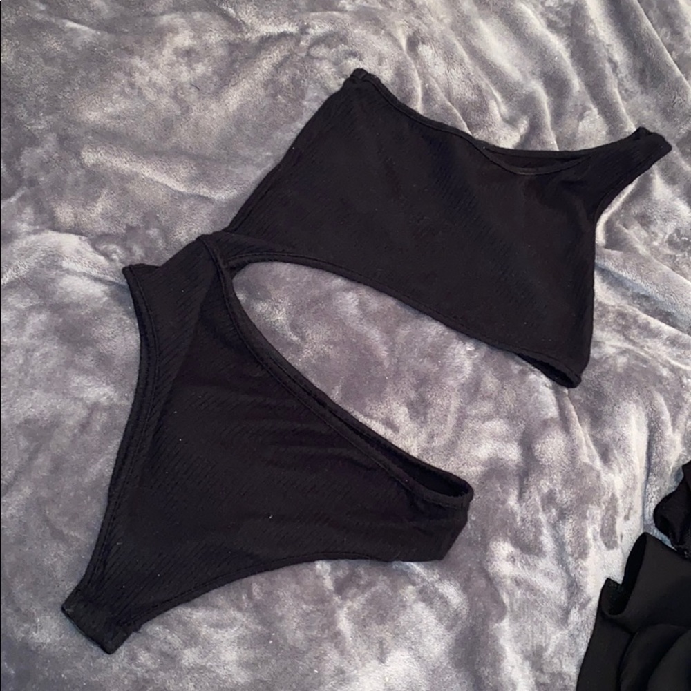 one shoulder LF body suit